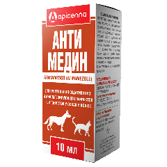 Apicenna Антимедин Препарат для устранения Седативного и Анальгезирующего эффектов альфа-2-агонистов у собак и кошек 10мл (39867)