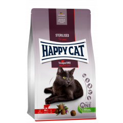 Happy Cat Adult Sterilised Альпийская говядина Корм для Кастрированных/Стерилизованных кошек