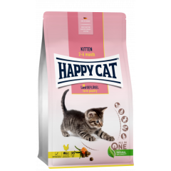 Happy Cat Kitten Корм для Котят Домашняя птица