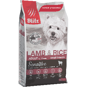 Blitz Adult Mini Lamb & Rice Корм для Собак Мелких пород Ягнёнок с Рисом