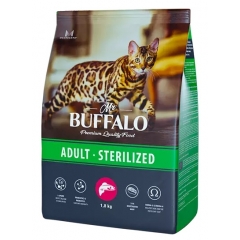 Mr.Buffalo B119 STERILIZED Корм для стерилизованных кошек Лосось