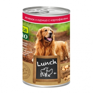 Vita Pro Lunch Консервы для Собак Ягненок,Курица,Картофель 400гр (60232)