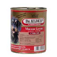 Dr.Alder Гарант Консервы для собак Мясное блюдо с Говядиной