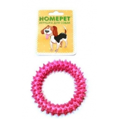Homepet Игрушка для собак Кольцо с шипами TPR 9см (70120)