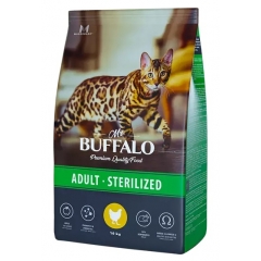 Mr.Buffalo B114 STERILIZED Корм для стерилизованных кошек Курица