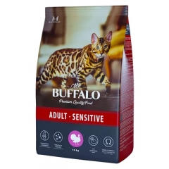 Mr.Buffalo B109 Adult Sensitive Корм для кошек с чувствительным пищеварением Индейка