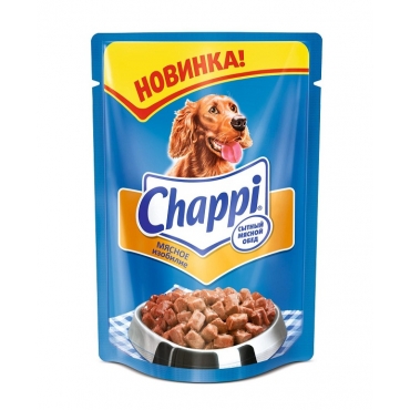 Chappi Паучи для собак Мясное Изобилие 85гр*28шт (88604)