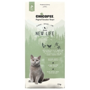 Сухой корChicopee CNL Cat Junior New Life для котят с курицей