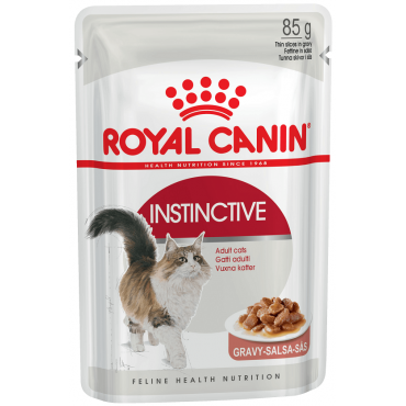 Royal Canin Instinctive Паучи для кошек Кусочки в Соусе 85гр*24шт (70006)