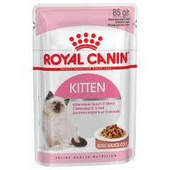 Royal Canin Kitten Instinctive Паучи для Котят Кусочки в Соусе 85гр*24шт (88020)