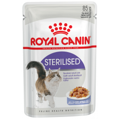 Royal Canin Sterilised Кусочки в Желе Паучи для Стерилизованных кошек 85гр*24шт (88052)