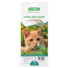 Titbit Трава для кошек пшеница 50гр (82233)