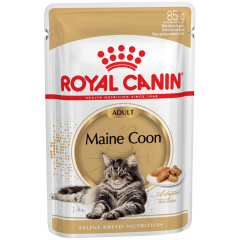 Royal Canin Adult Maine Coon Влажный корм для Кошек породы Мейн-Кун (Соус) 85гр*24шт (81722)