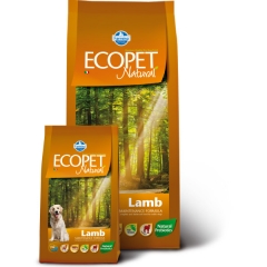 Farmina Ecopet Natural Adult Lamb Корм для Собак всех пород с Ягнёнком 12кг (56318)