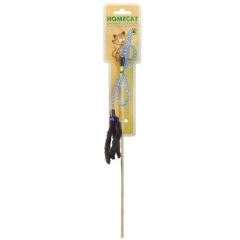 Homecat Дразнилка для кошек Пальма из норки на пружине (71136)