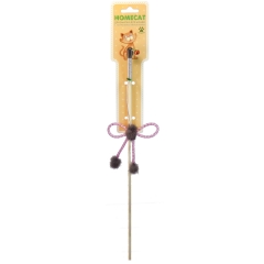 Homecat Дразнилка для кошек Бантик из пружинки с норкой (71135)