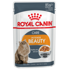 Royal Canin Intense Beauty Паучи для кошек Кусочки в Желе 85гр*24шт (88051)