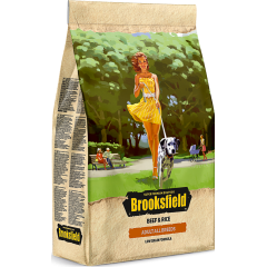 Brooksfield Корм для Собак Говядина с Рисом