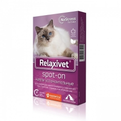 Relaxivet Spot-On Капли Успокоительные для Собак и Кошек (80925)
