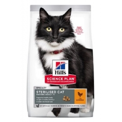 Hills Science Plan Sterilised Cat Mature Adult Корм для Пожилых Кастрированных котов и кошек 7+ с Курицей