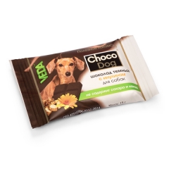 CHOCO DOG® Шоколад Тёмный с Инулином для Собак 15гр (34317)
