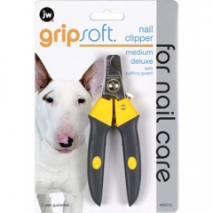 J.W. Когтерез с Ограничителем для Собак,Средний Grip Soft Medium Deluxe Nail Clipper (63816)