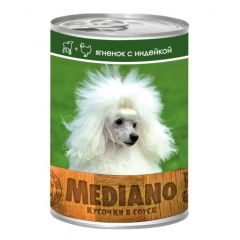 Vita Pro Mediano Консервы для Собак Кусочки в Соусе Ягнёнок с Индейкой 405гр (66448)