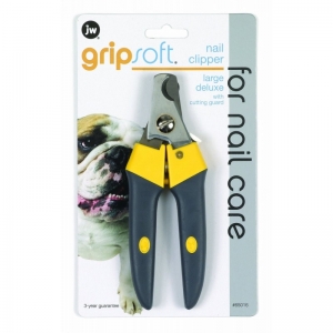 J.W. Когтерез с Ограничителем для Собак,Большой Grip Soft Large Deluxe Nail Clipper (63817)