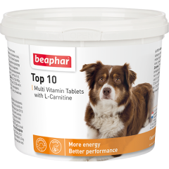 Beaphar Top 10 Multi Vitamin Витамины для Собак с L-каратином