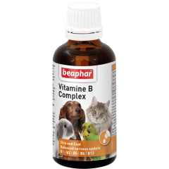 Beaphar Vitamin B Complex Витамины группы В для Собак,Кошек,Грызунов,Птиц 50мл (13123)