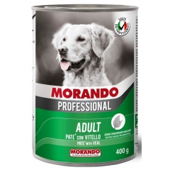 Morando Professional Консервированный корм для собак паштет с Телятиной 400гр (102491)