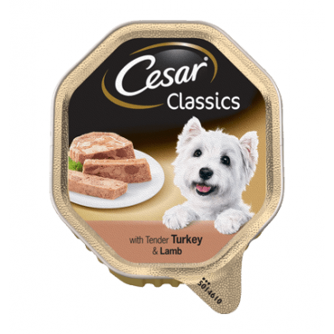 Cesar Ламистер для собак Паштет Индейка/Ягнёнок 150гр*7шт (84436)