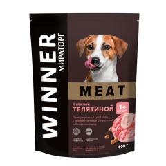 Winner Meat Корм для собак Мелких пород с Нежной телятиной 500гр (79701)