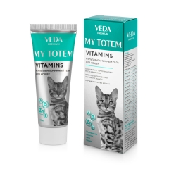 Veda MY TOTEM VITAMINS Мультивитаминный гель для кошек 75мл (104907)