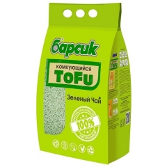 Комкующийся наполнитель Барсик TOFU Зелёный Чай 