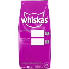 Сухой корм для кошек Whiskas с курицей, с индейкой