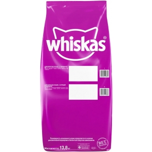 Сухой корм для кошек Whiskas с курицей, с индейкой