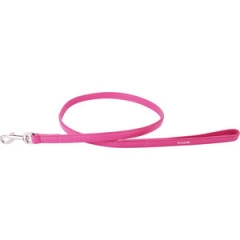 CoLLaR Glamour Поводок Кожаный двойной без украшений 122см*9мм Розовый для собак (51988)