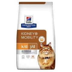 Hills K/D+Mobility Prescription Diet Feline Лечебный корм для Кошек при Заболеваниях Почек+Суставы