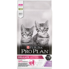 Сухой корм для котят Pro Plan Optidigest, при чувствительном пищеварении, с индейкой