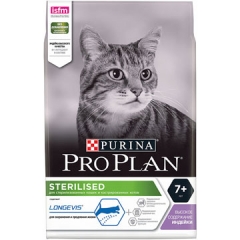 Pro Plan Sterilised 7+ Корм для Стерилизованных кошек Старше 7 лет с Индейкой