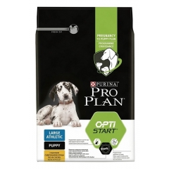 Сухой корм PRO PLAN Large Athletic PUPPY для щенков крупных пород с атлетическим телосложением с курицей и рисом 18кг