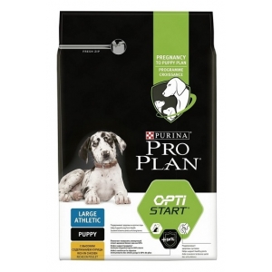 Сухой корм PRO PLAN Large Athletic PUPPY для щенков крупных пород с атлетическим телосложением с курицей и рисом 18кг