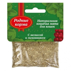 Родные Корма Кошачья мята с Мелиссой и Лимонником 15гр (81734)