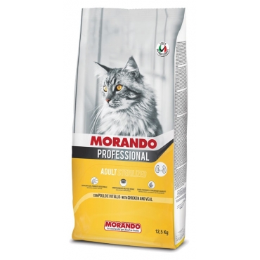 Morando Professional Gatto Сухой корм для стерилизованных кошек с Курицей и Телятиной