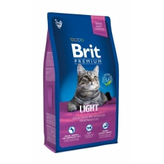 Brit Premium Cat Light Корм для Кошек с Лишним весом Курица с Печенью