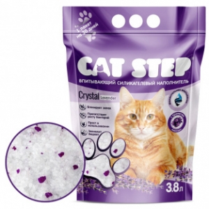 Cat Step Lavanda Наполнитель для Кошачьего туалета Силикагель с Ароматом Лаванды