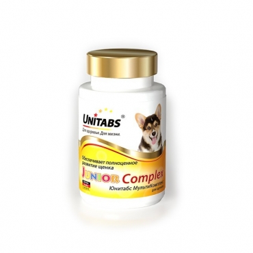 Unitabs Junior Complex B9 Ежедневные Витамины для Щенков 100 таб (49692)