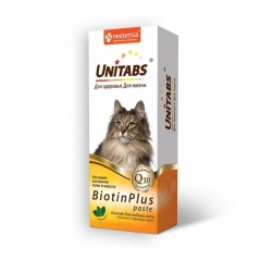 Unitabs BiotinPlus Паста с Биотином и Таурином для Кошек 120мл (65952)