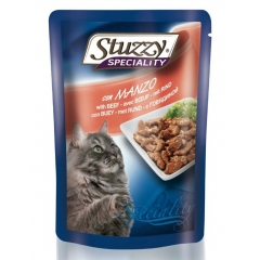 Stuzzy Speciality Cat Паучи для кошек с Говядиной 100гр*24шт (51421)